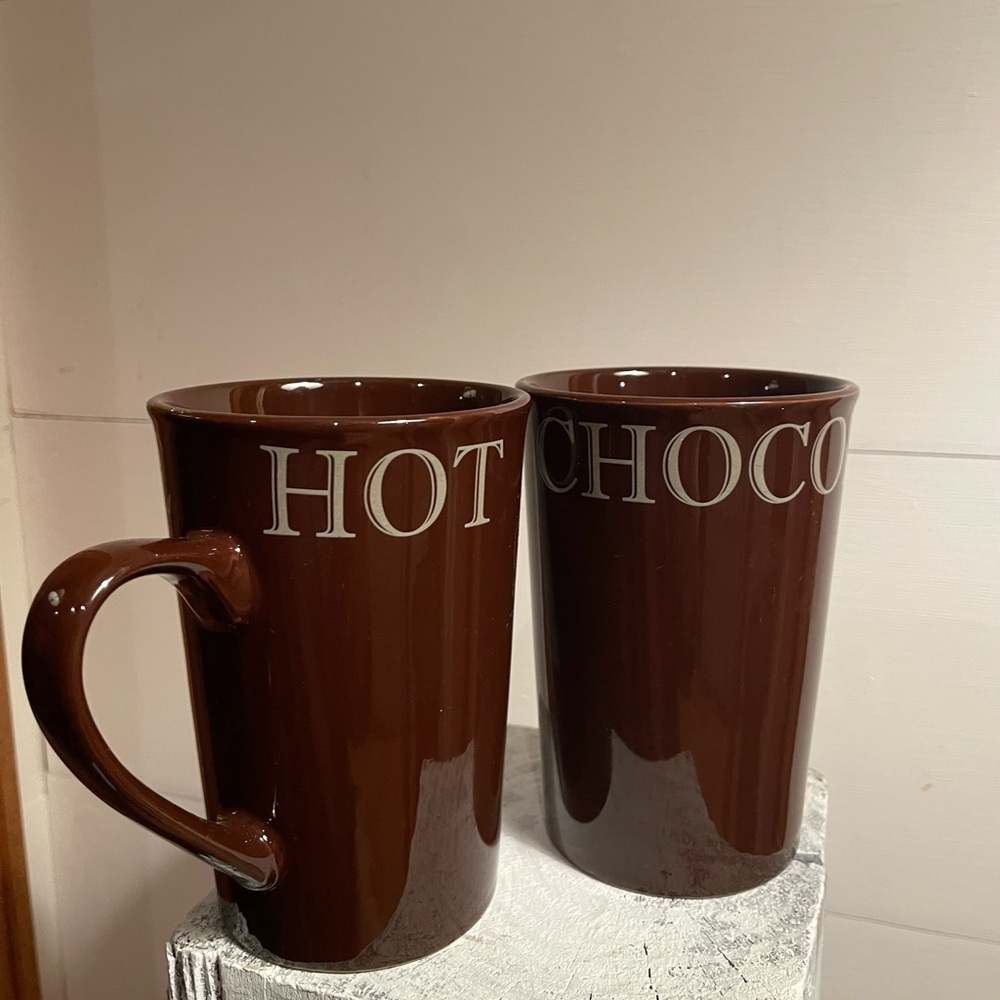 Vintage hot chocolate mugs